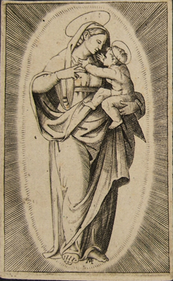 Anonimo italiano - Madonna con Bambino